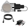 QUICK TIME PERFORMANCE 3.50 Inch Electric E xhaust Cutout Valve QTEC35