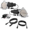 QUICK TIME PERFORMANCE Dual 3.5in Electric Exha ust Cutout Valves QTEC70
