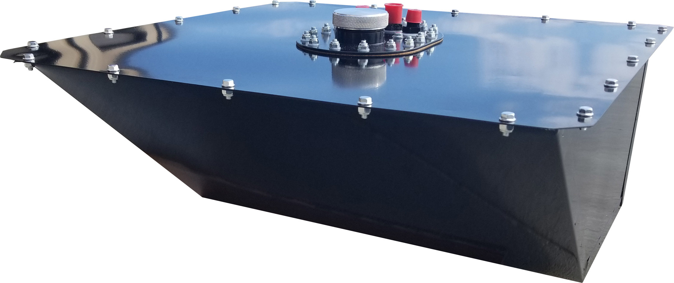 RCI Fuel Cell Wedged 16 Gal Black 10an Pickup 1162FD