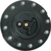 RCI Cap Flush Mount Black Plastic 12-Bolt 7030A