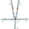 RCI Harness System 5/6pt P/D Camlock Platinum 9210CPL