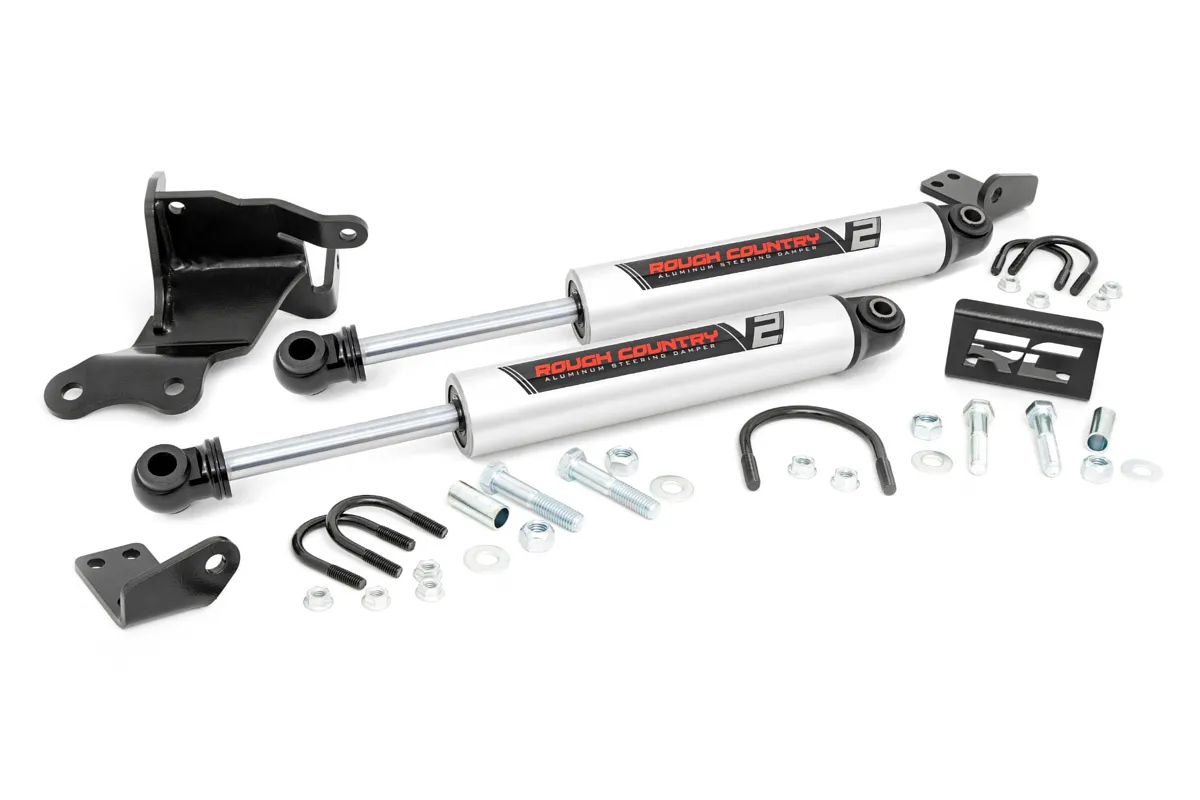 ROUGH COUNTRY 18- Jeep Wrangler JL Dual Steering Stabilizer 8730470