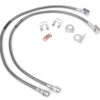 ROUGH COUNTRY 97-06 Jeep TJ Front Stainless Brake Line 89702