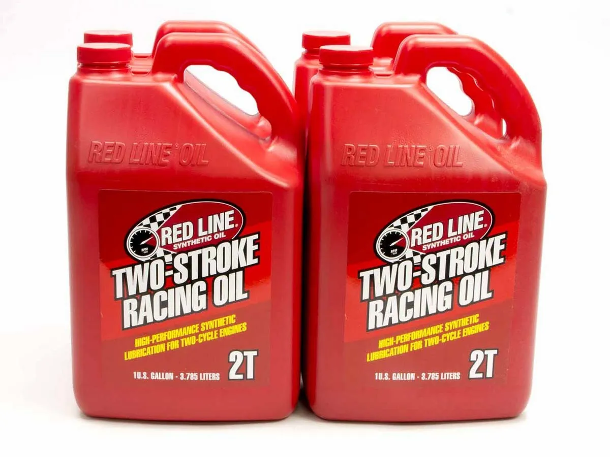 REDLINE OIL 2 Cycle Racing Oil Case 4x1 Gallon 40605