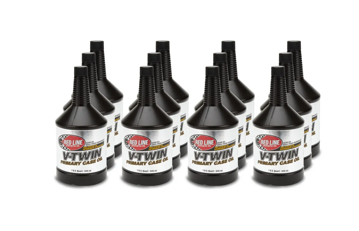 REDLINE OIL V-Twin Primary Case Oil Case/12 x 1 Quart 42904