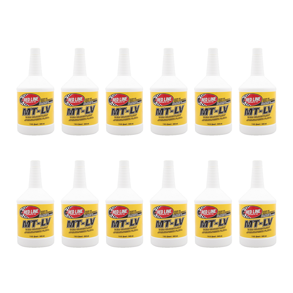 REDLINE OIL MT-LV GL-4 Gear Oil Case 12 x 1 Quart 50604