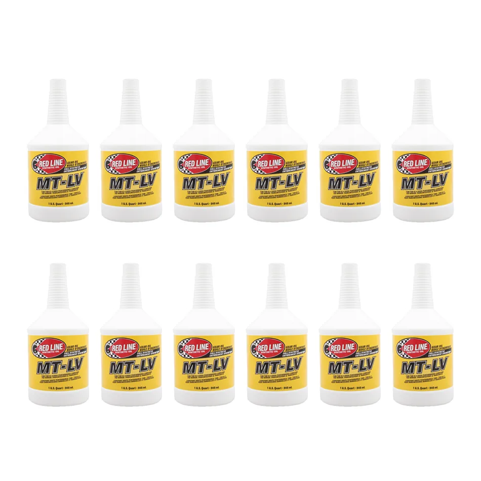 REDLINE OIL MT-LV GL-4 Gear Oil Case 12 x 1 Quart 50604
