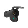 REESE 7-Way Flat Pin to 7-Flat Pin Adapter w/LED Lamp 20142