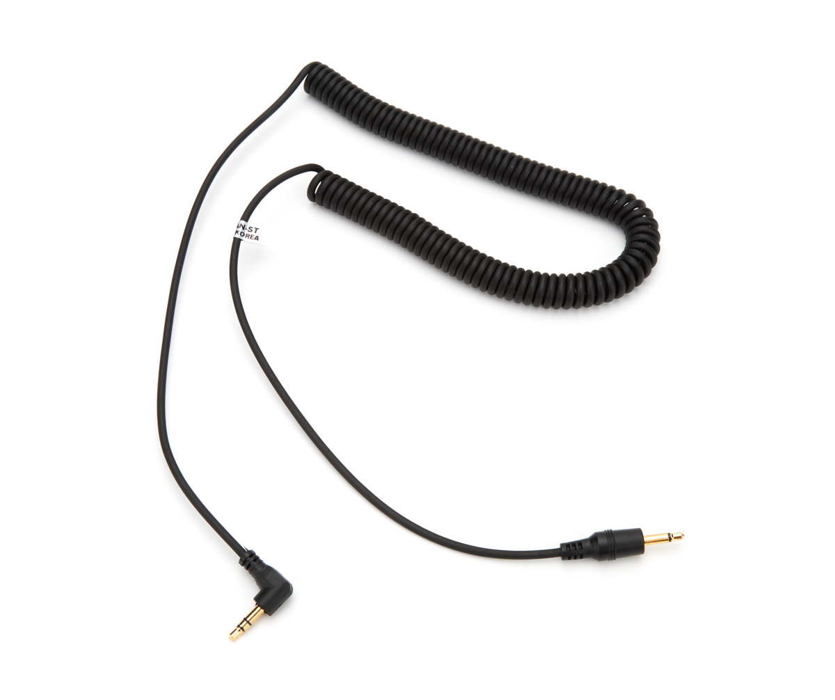 RUGGED RADIOS Cord Coiled Headset to Scanner Nitro Bee CC-SCAN-ST