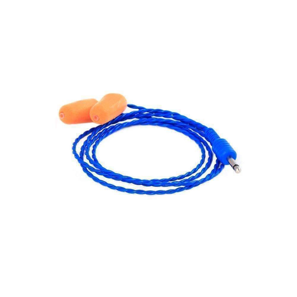 RUGGED RADIOS EarBud Foam ChallengerII Mono 1/8in Plug CHALLENGER-II-BLUE