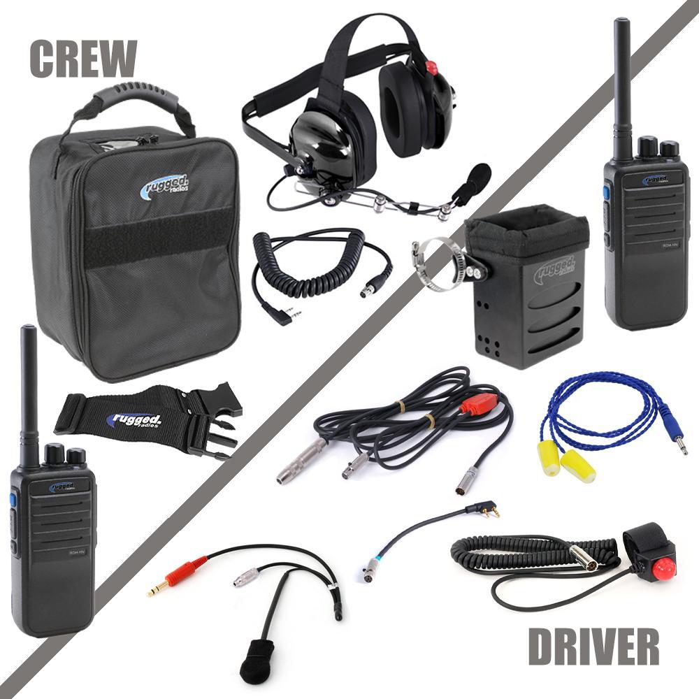 RUGGED RADIOS Radio System Complete Team NASCAR 3C Digital NASCAR-RDH-U