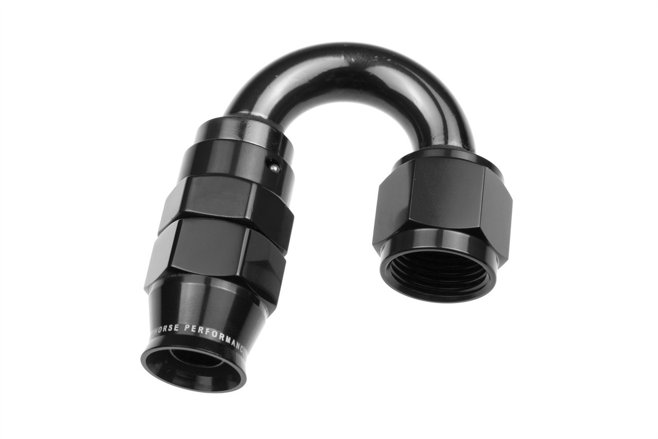 REDHORSE PERFORMANCE 8AN PTFE Hose Ends Black 180 1280-08-02