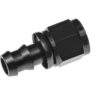 REDHORSE PERFORMANCE 6AN Push Lock Hose End Str Black 2000-06-02