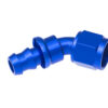 REDHORSE PERFORMANCE 8AN Push Lock Hose End Blue 45-Deg 53175