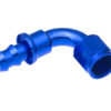 REDHORSE PERFORMANCE 4AN Push Lock Hose End Blue 90-Deg 2090-04-01