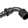 REDHORSE PERFORMANCE 8AN Push Lock Hose End s- Black 90 2090-08-02