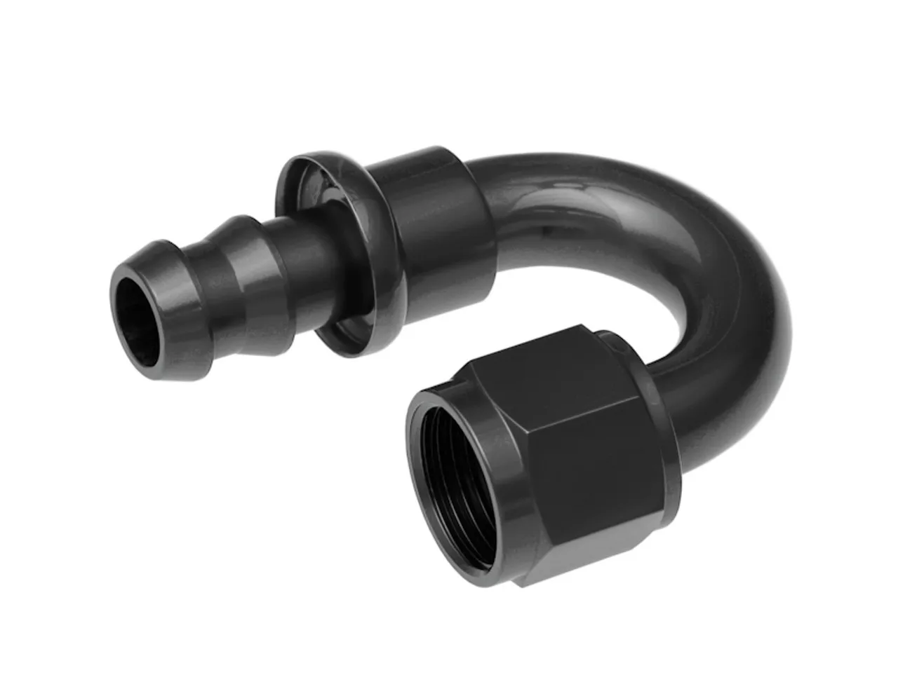 REDHORSE PERFORMANCE 10AN Push Lock Hose End s- Black 180 102545