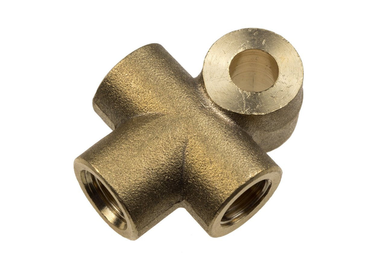 REDHORSE PERFORMANCE 3/8-24 IF GM Female Tee w/3/8-24 Concave 346-03
