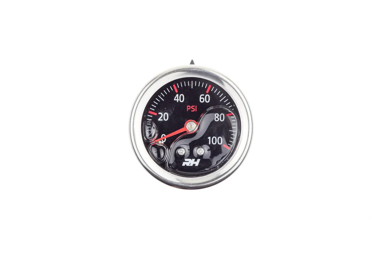 REDHORSE PERFORMANCE Fuel Pressure Gauge Red 5001-100-3