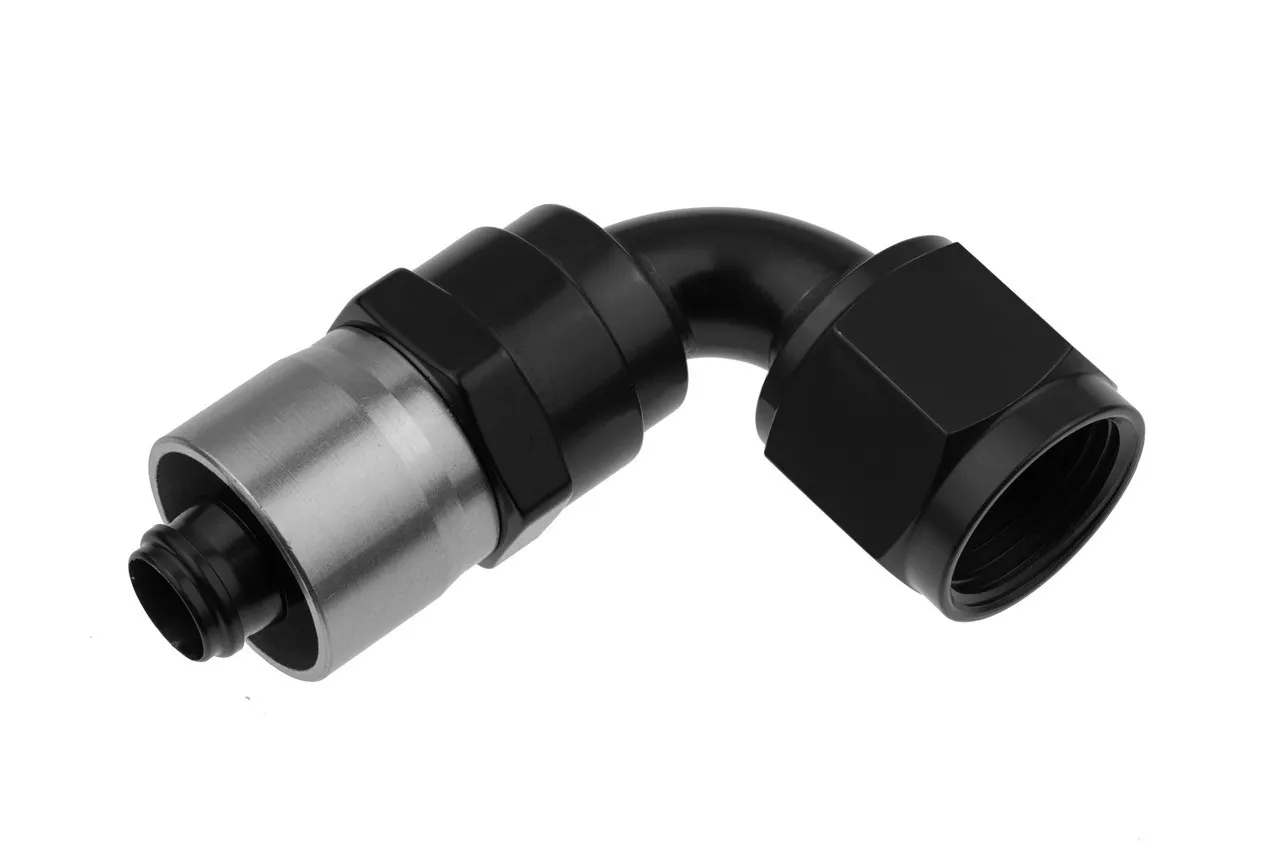 REDHORSE PERFORMANCE 12AN Crimp Style Hose End Black 90 1895946