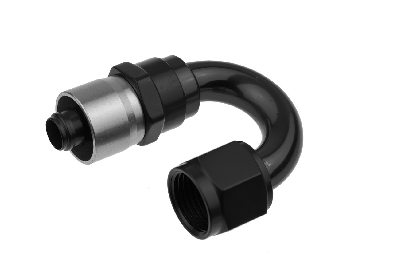REDHORSE PERFORMANCE 6AN Crimp Style Hose End Black 180 1928635