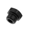 REDHORSE PERFORMANCE 6AN/JIC Straight O-Ring Port Plug Black -396499