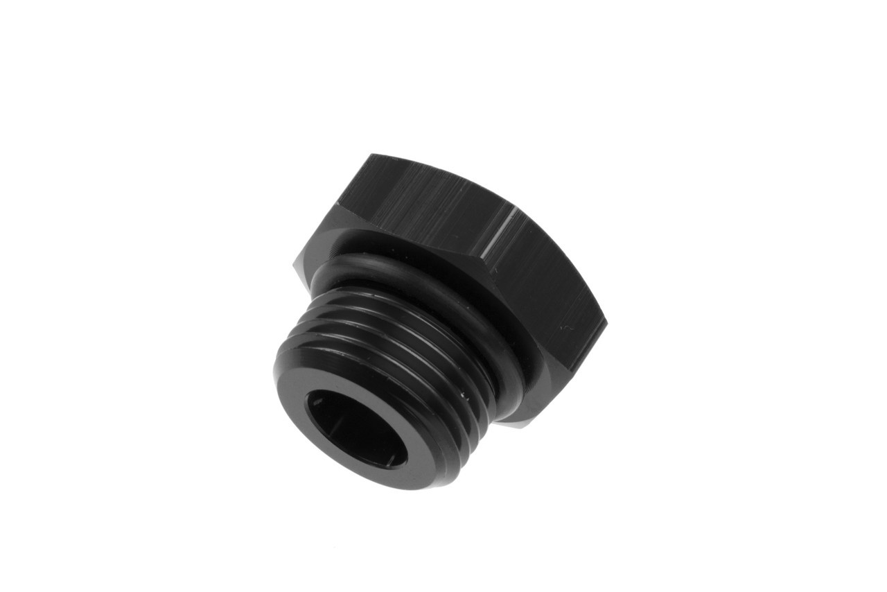 REDHORSE PERFORMANCE 8AN/JIC Straight O-Ring Port Plug Black -396438