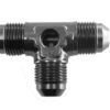 REDHORSE PERFORMANCE 8an Male Tee w/1/8npt Port Black 2318775
