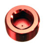 REDHORSE PERFORMANCE 4AN 1/4NPT Pipe Plug Hex Head Red 2/pkg -353460
