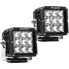 RIGID INDUSTRIES LED Light 4x4in D-XL Pro Series Flood Beam Pair 322113