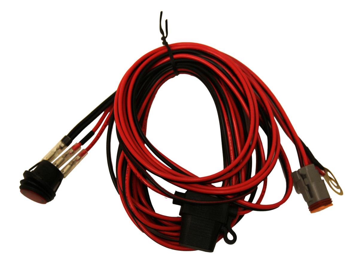 RIGID INDUSTRIES Wiring Harness For Pair Dually Series Lights 40195