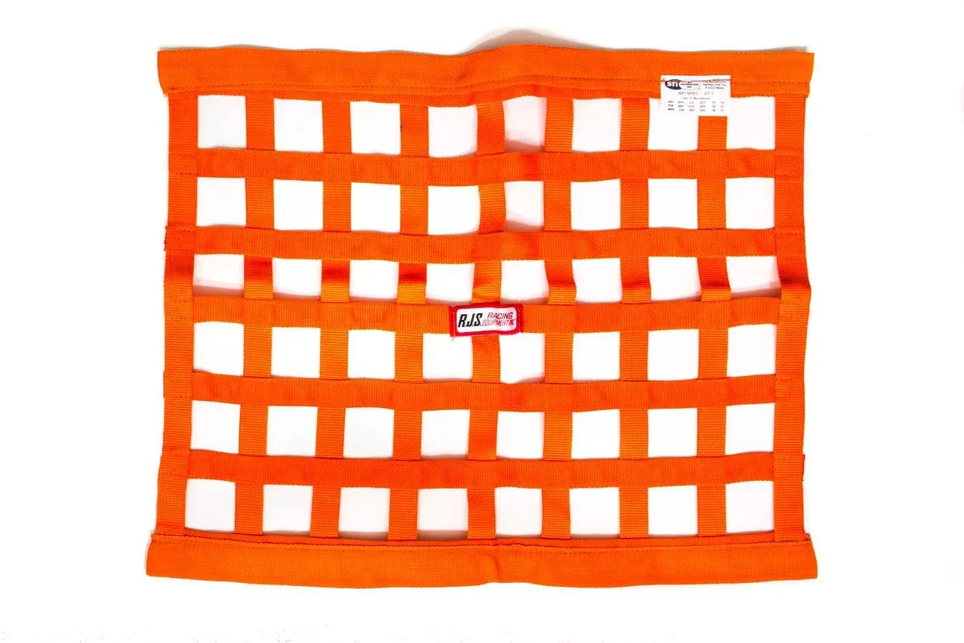RJS SAFETY Orange Ribbon Window Net 18x24 10000405