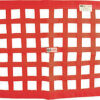 RJS SAFETY Ribbon Window Net 24x24 Red SFI 10000604
