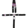 RJS SAFETY 5 PT Harness System Q/R BK Roll Bar 3inSub 1030101