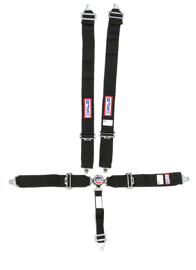 RJS SAFETY 5 PT Harness System Q/R Bk Ind Bolt 2in Sub 1031701