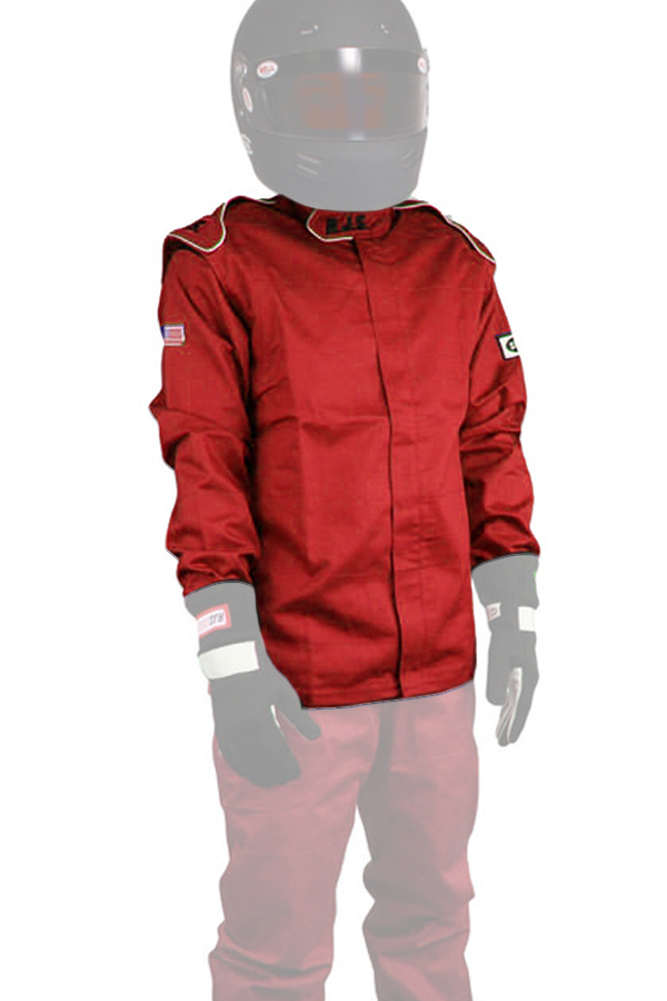RJS SAFETY Jacket Red XX-Large SFI-1 FR Cotton 200400407