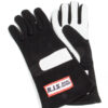 RJS SAFETY Gloves Nomex D/L MD Black SFI-5 600010104