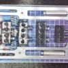 R AND M SPECIALTIES Spark Plug Wire Loom SBC Satin Vertical Style 1101-90-S