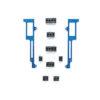 R AND M SPECIALTIES Spark Plug Wire Loom 360/390/428 Blue 1109-B