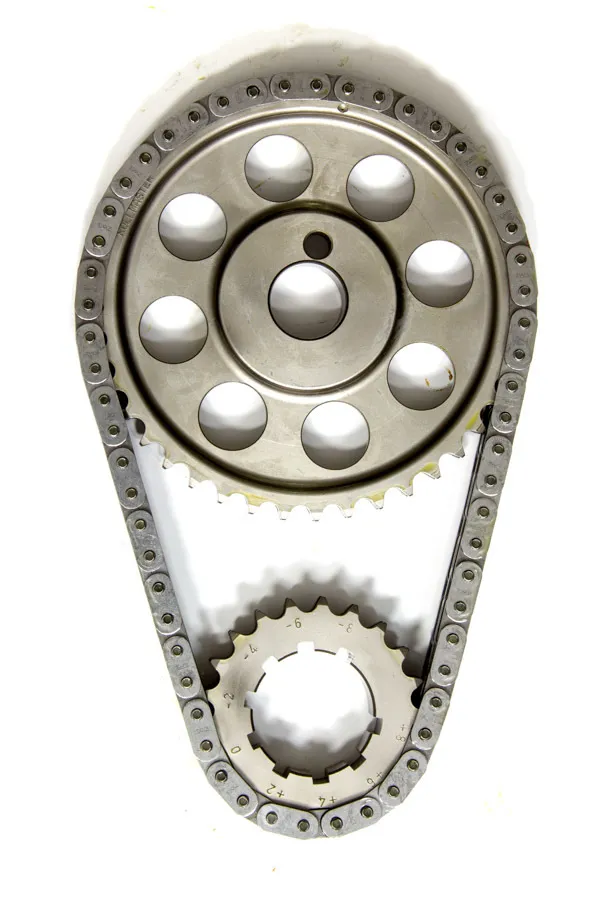 ROLLMASTER-ROMAC SBF Billet Roller Timing Set w/Shim & Nit. Sprkts CS3020