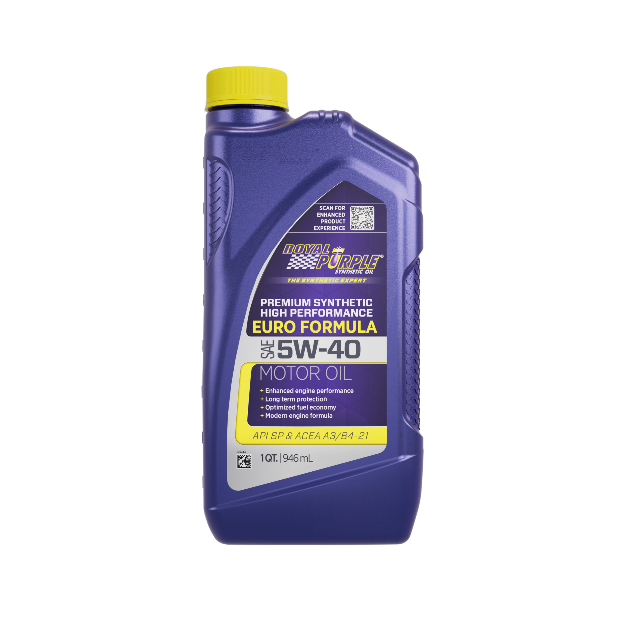 ROYAL PURPLE 5w40 Multi-Grade SAE Oil 1 Quart ROY01540