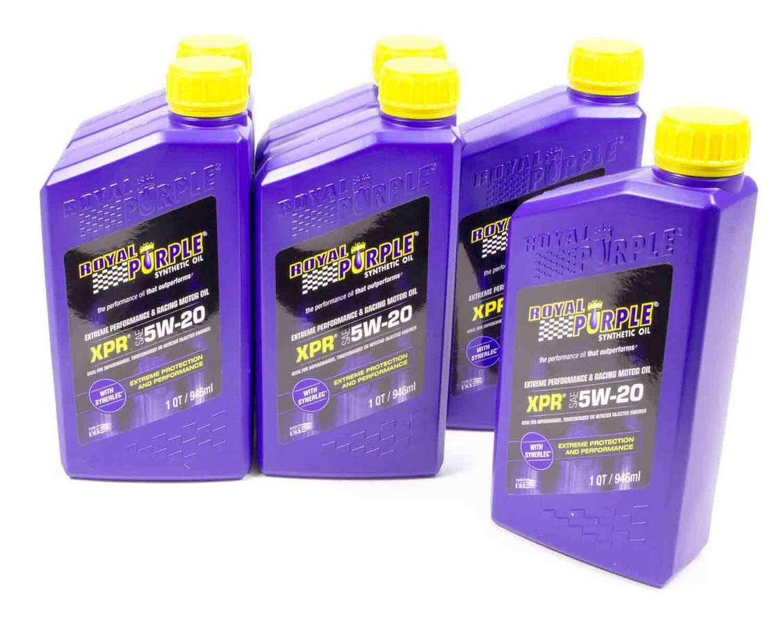 ROYAL PURPLE 5w20 XPR Racing Oil Case 6x1 Quart 6011