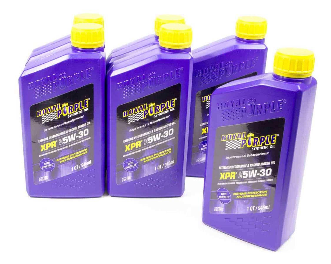 ROYAL PURPLE 5w30 XPR Racing Oil case 6x1qt Bottles 6021