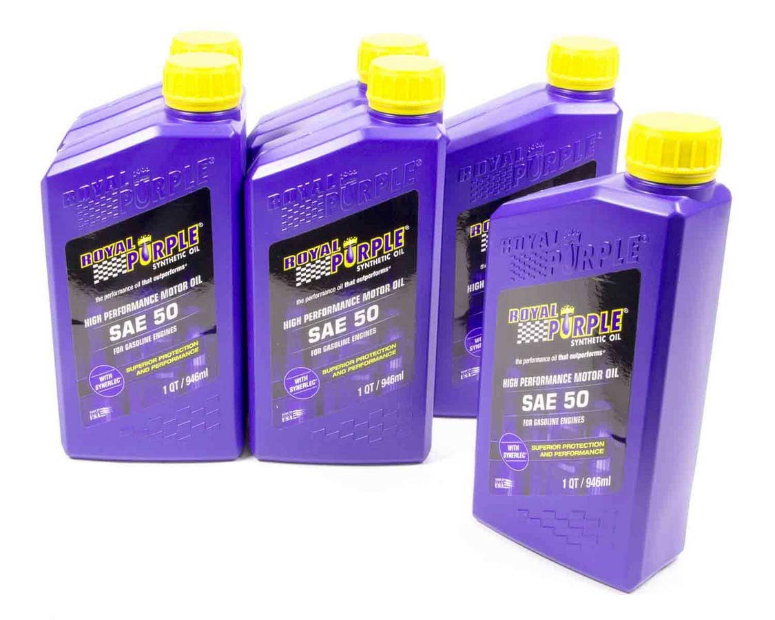 ROYAL PURPLE SAE 50 Engine Oil Case 6x1 Quart 6050