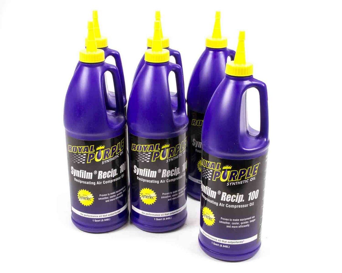 ROYAL PURPLE Air Compressor Oil Case 6x1qt Bottles 6513