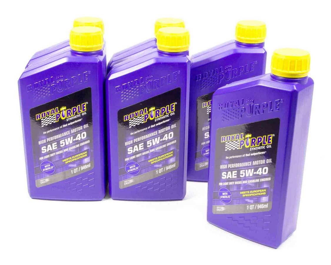 ROYAL PURPLE 5w40 Mutli-Grade SAE Oil Case 6x1 Quart 6540