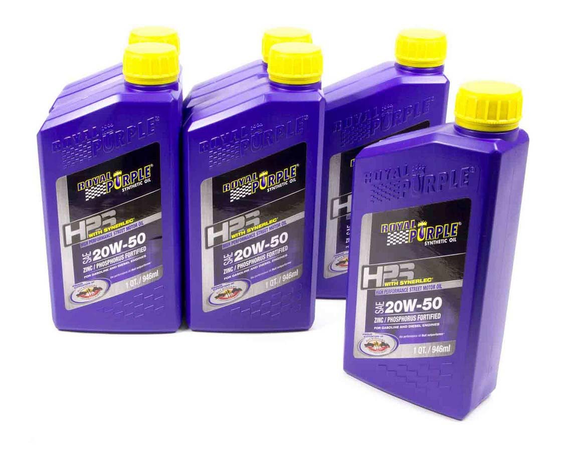 ROYAL PURPLE 20w50 HPS Multi-Grade Oil case 6x1 Quart 36250