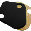 RACING POWER CO-PACKAGED B/B Chevy Fuel Pump Block Off Plate Black R2058BK