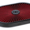 RACING POWER CO-PACKAGED 12in Super Flow Air Cleaner Red Mesh R2214T