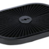 RACING POWER CO-PACKAGED 12in Super Flow Oval Air Cleaner Black R2217T